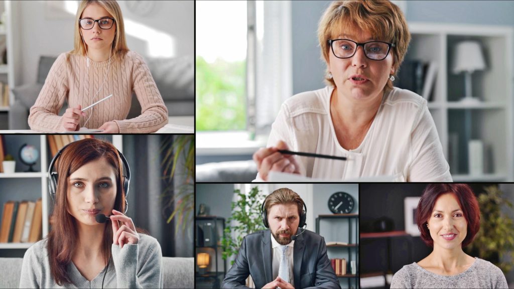 Freelancers in a call