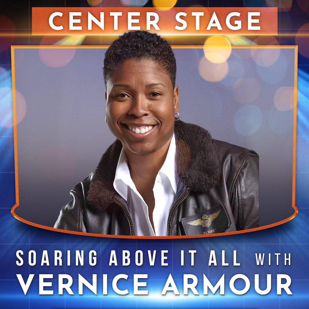 Vernice Armour, America’s first Black female combat pilot, former Marine and cop, business consultant, and bestselling author.