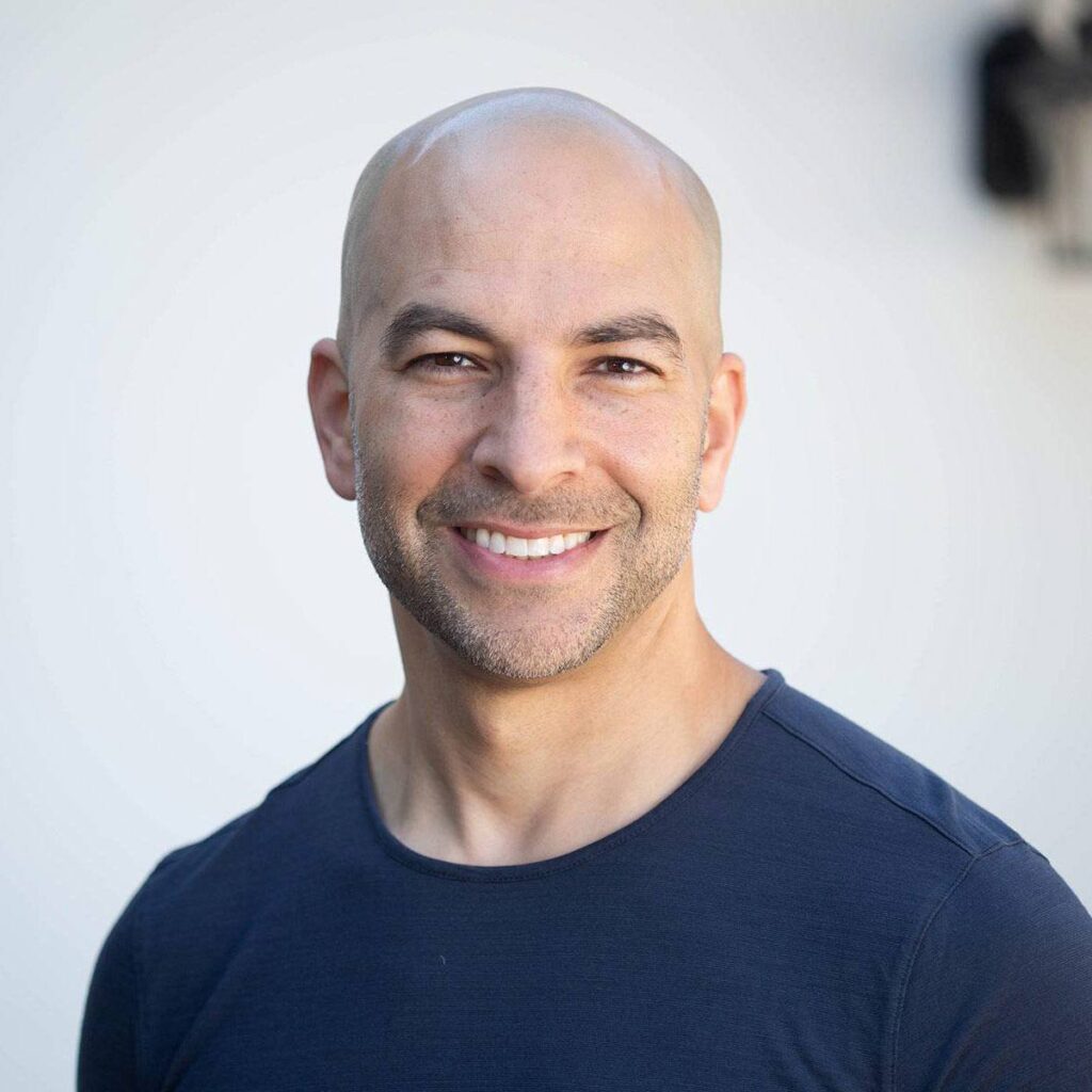 Headshot of Peter Attia, mental health keynote speaker